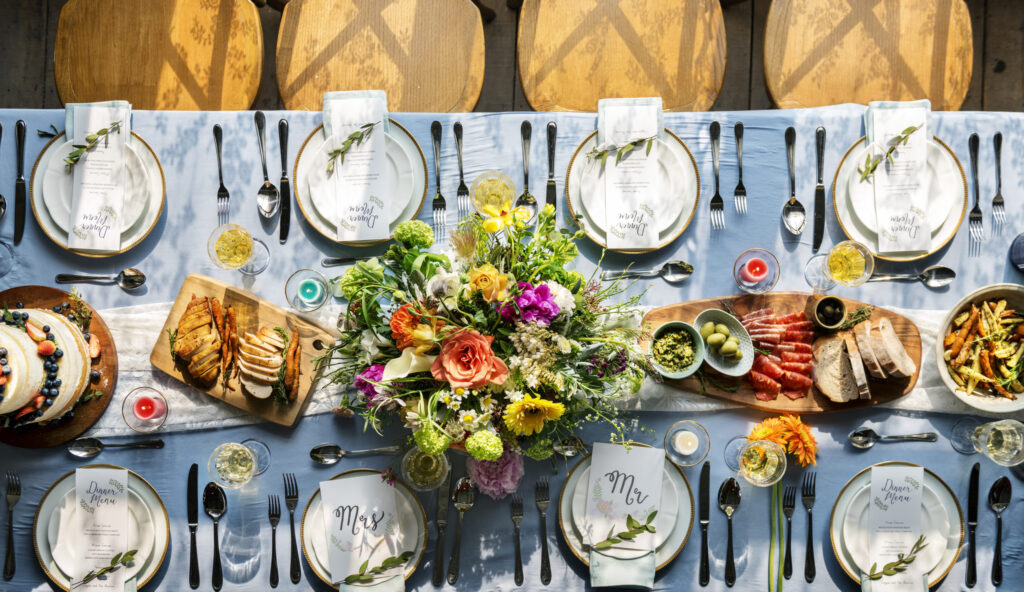 Wedding menu