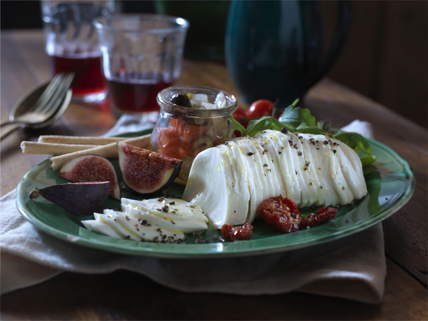 Fresh Mozzarella sliced