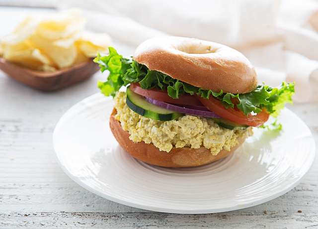 Egg salad Bagel